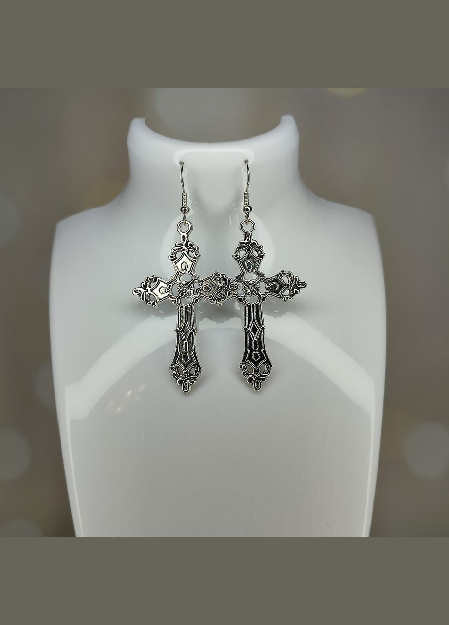 Сережки "Хрести готичні" SureGeek (317046522)