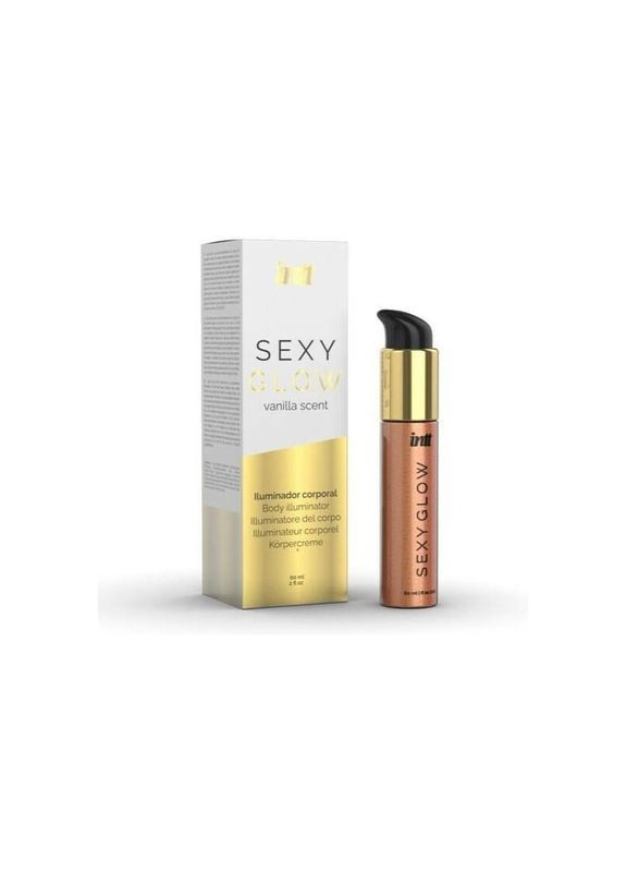 Крем шиммер для тіла з ароматом ванілі INTT Sexy Glow з ароматом ванілі, 60 мл No Brand (303887211)