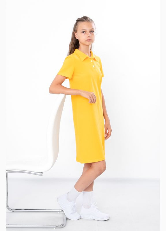Светло-жёлтое платье-поло для девочки (p-10980) Носи своє (297848804)