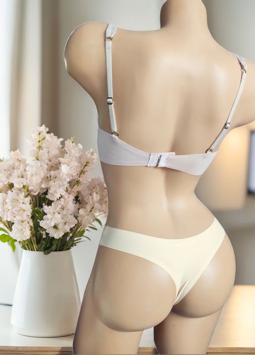 Коричневий бюстгальтер push up lucky FS з кісточками нейлон