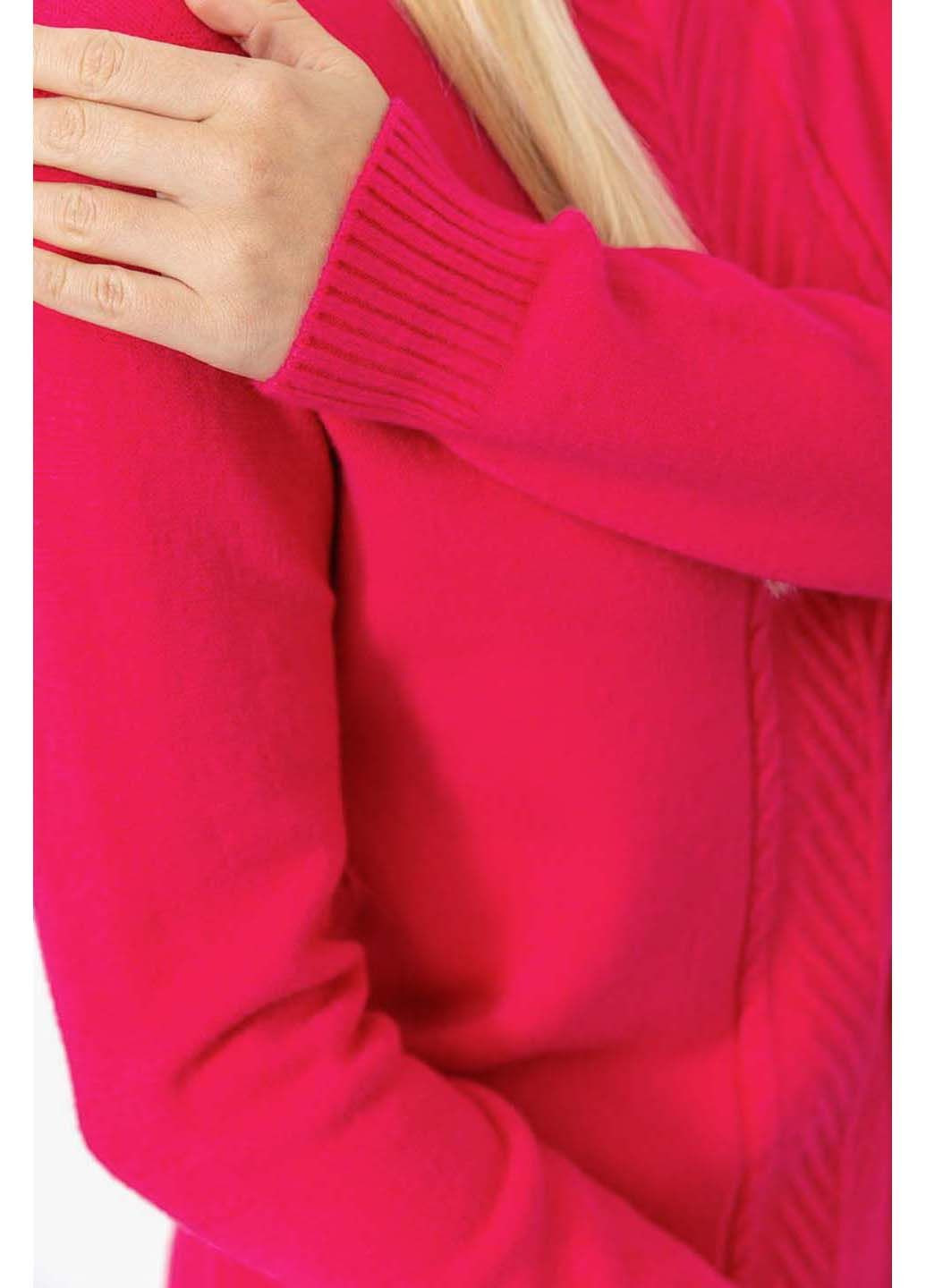 Малиновый демисезонный свитер Ager