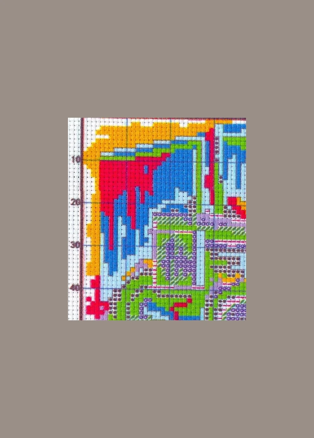 Набор для вышивания по нанесённой на канву схеме "Domesticated animals". AIDA 14CT printed, 51*59 см Joy Sunday (313612798)