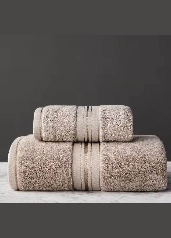 Набор полотенец 2в1 No Brand кофейный