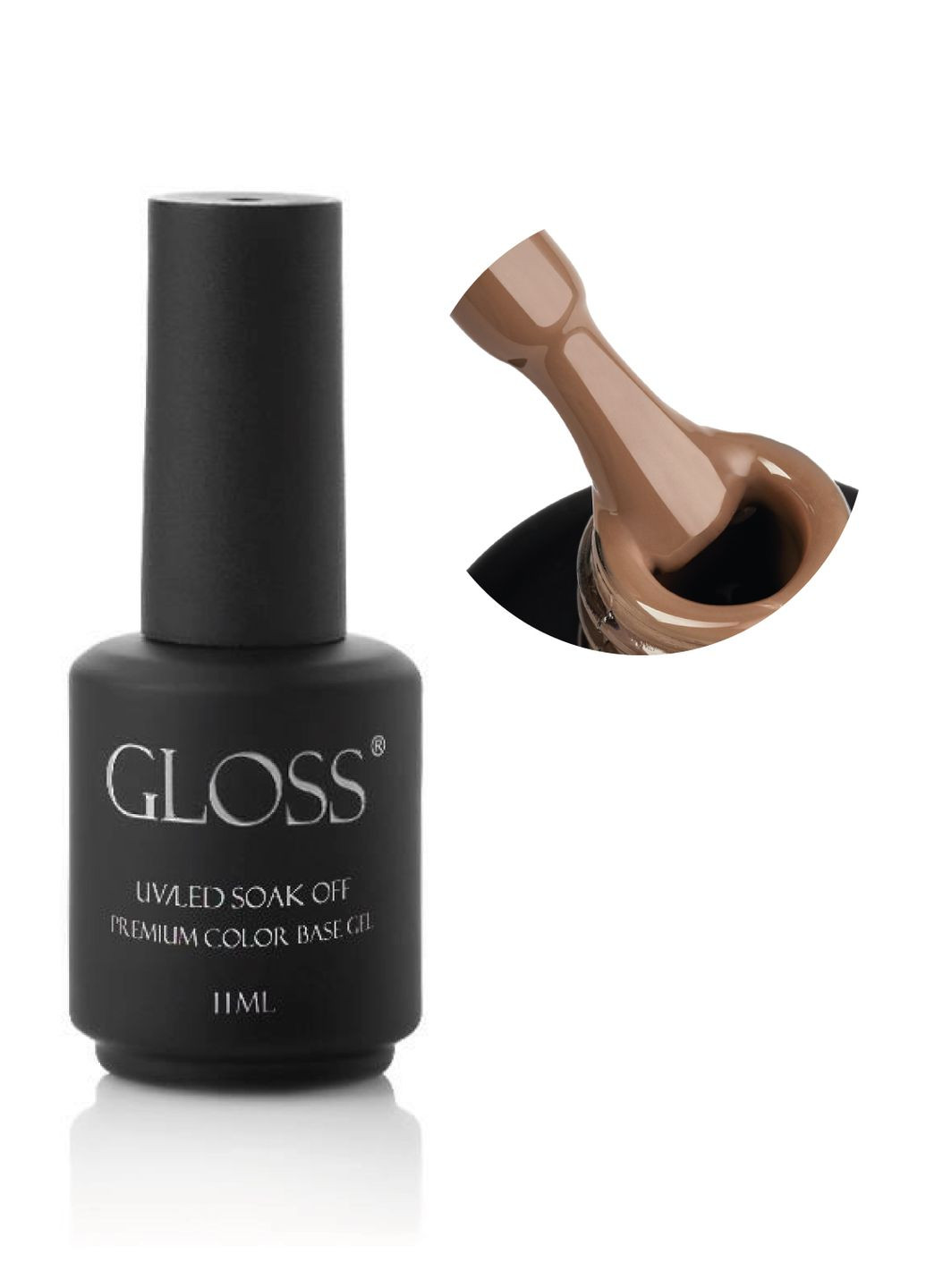 Кольорова база GLOSS Color Base Gel Espresso, 11 мл Gloss Company (278650129)
