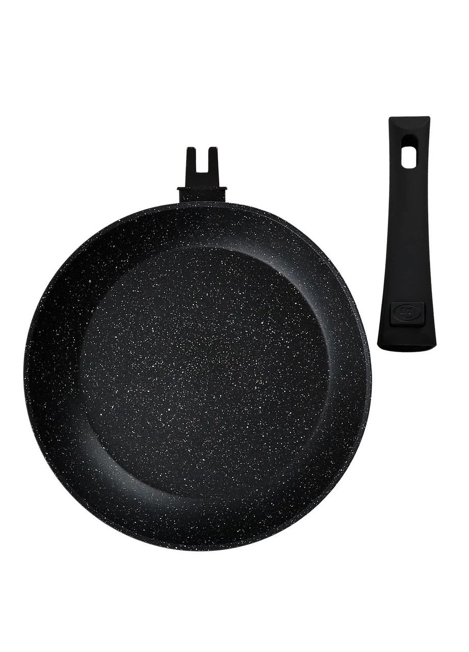 Сковорода с антипригарным покрытием и стеклянной крышкой 26 см (88-222-118) Krauff (334007380)