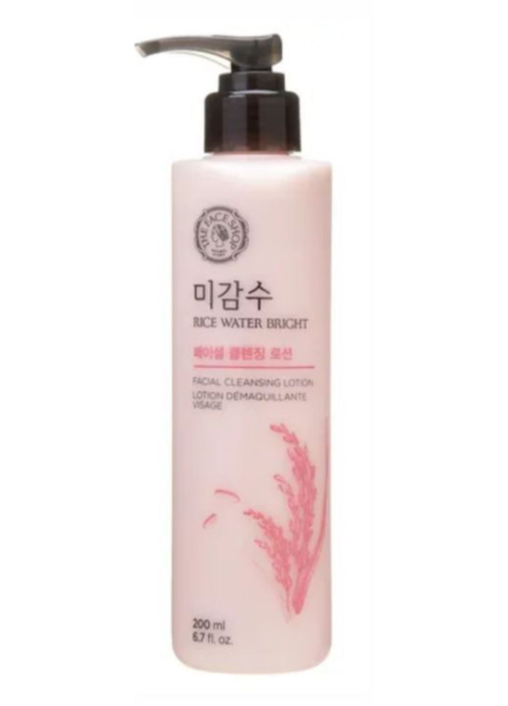 Очищающий лосьон с экстрактом риса Face Shop Rice Water Bright, 200 мл The Face Shop (370677735)