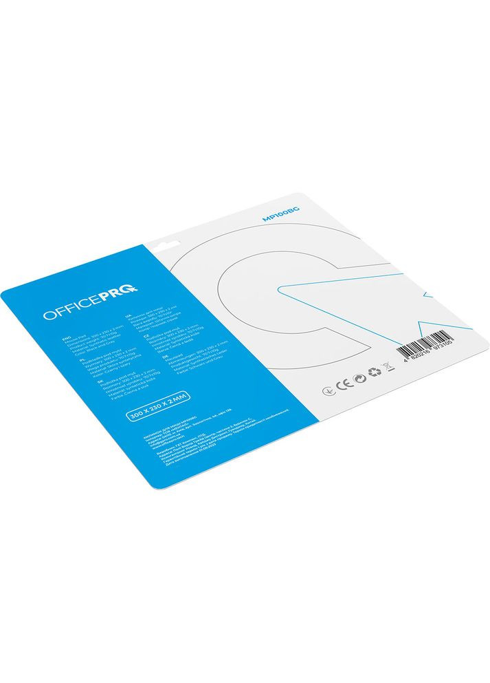 Коврик MP100BG Black/Gray OfficePro (307994500)