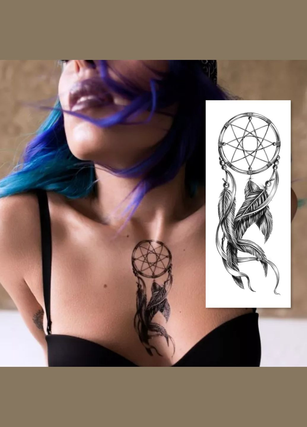 Тимчасове тату "Ловець снів" Arley Sign (294321825)
