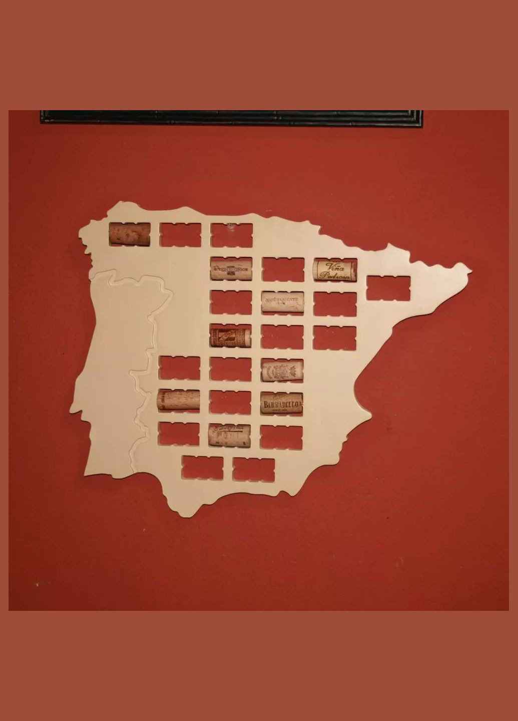 Деревянная картина карта DROPPO для пробкового вина No Brand (300657399)