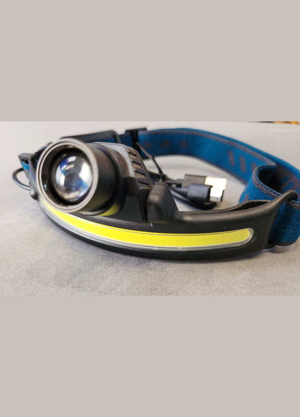 Налобний ліхтар BL-W678 гнучкий ліхтарик на голову акумуляторний яскравий з датчиком руху вологозахист Bailong (297331099)