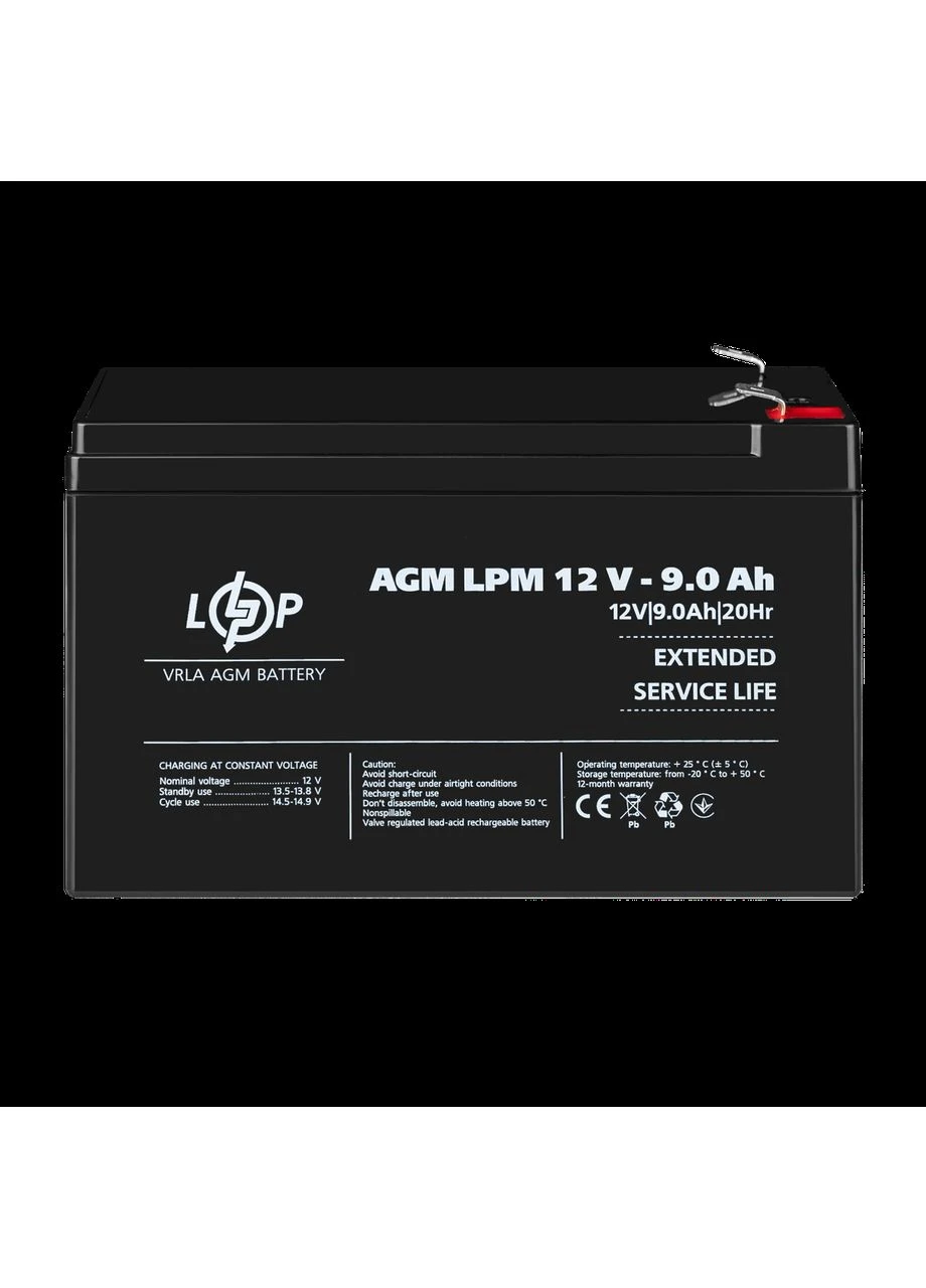 Акумулятор свинцево-кислотний AGM LPM 12 - 9.0 AH LogicPower (386024668)