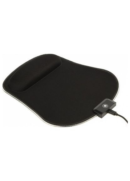 Килимок для мишки (MMP-LEDPAD-BK) Maxxter MMP-LEDPAD-BK RGB Black (370021310)