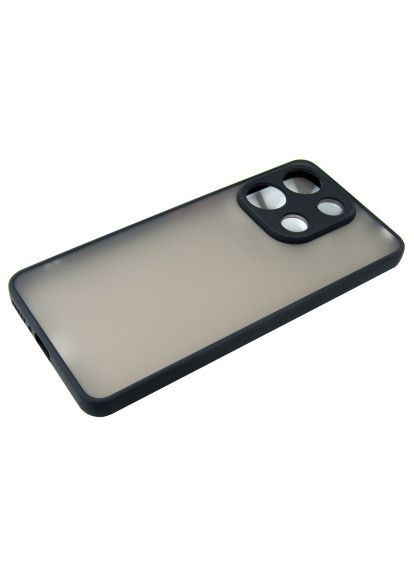 Чохол до мобільного телефона Matte Xiaomi Redmi Note 13 4G (black) (DG-TPU-MATT-140) DENGOS Matte Xiaomi Redmi Note 13 4G (black) (366155019)