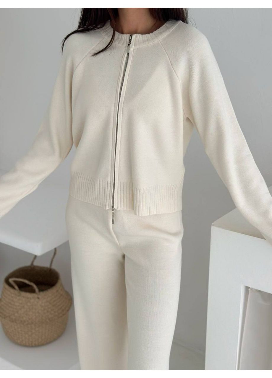 🧶 Стильный костюм 2-ка из вязаной ткани – универсальный комфорт каждый день 🕊️Ознакомьтесь с размерной сеткой DK/DL Мода без кордонів (361145183)