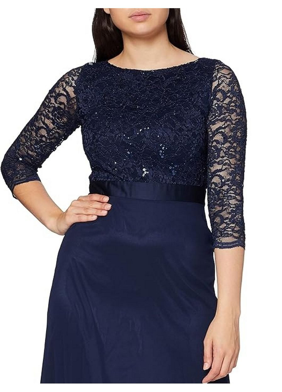 Синее платье Swing