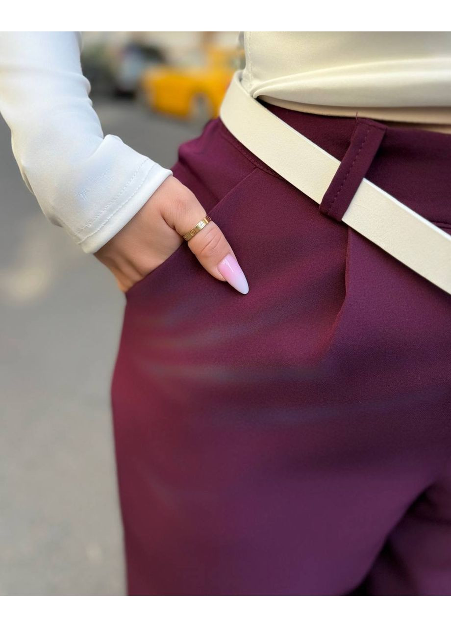 Жіночі штани із кокеткою No Brand (367853326)