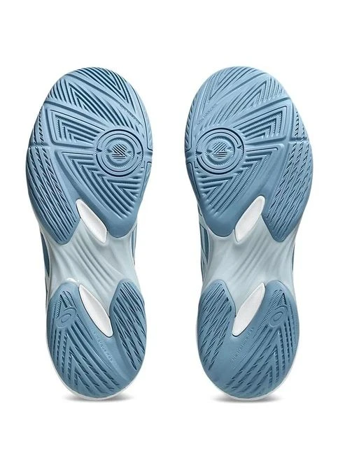 Синие кроссовки волейбольные дымчато-голубые 1071a116-401 Asics GEL-ROCKET 12