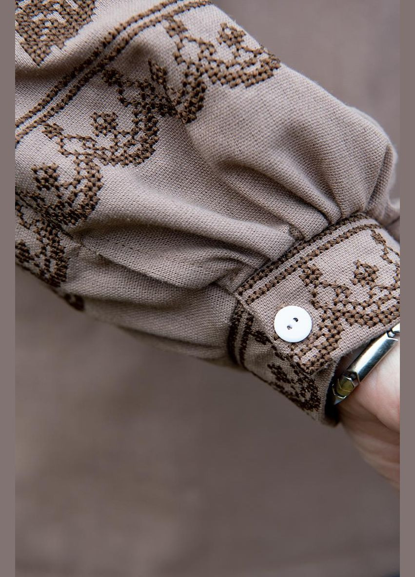 Кофейная рубашка V&V