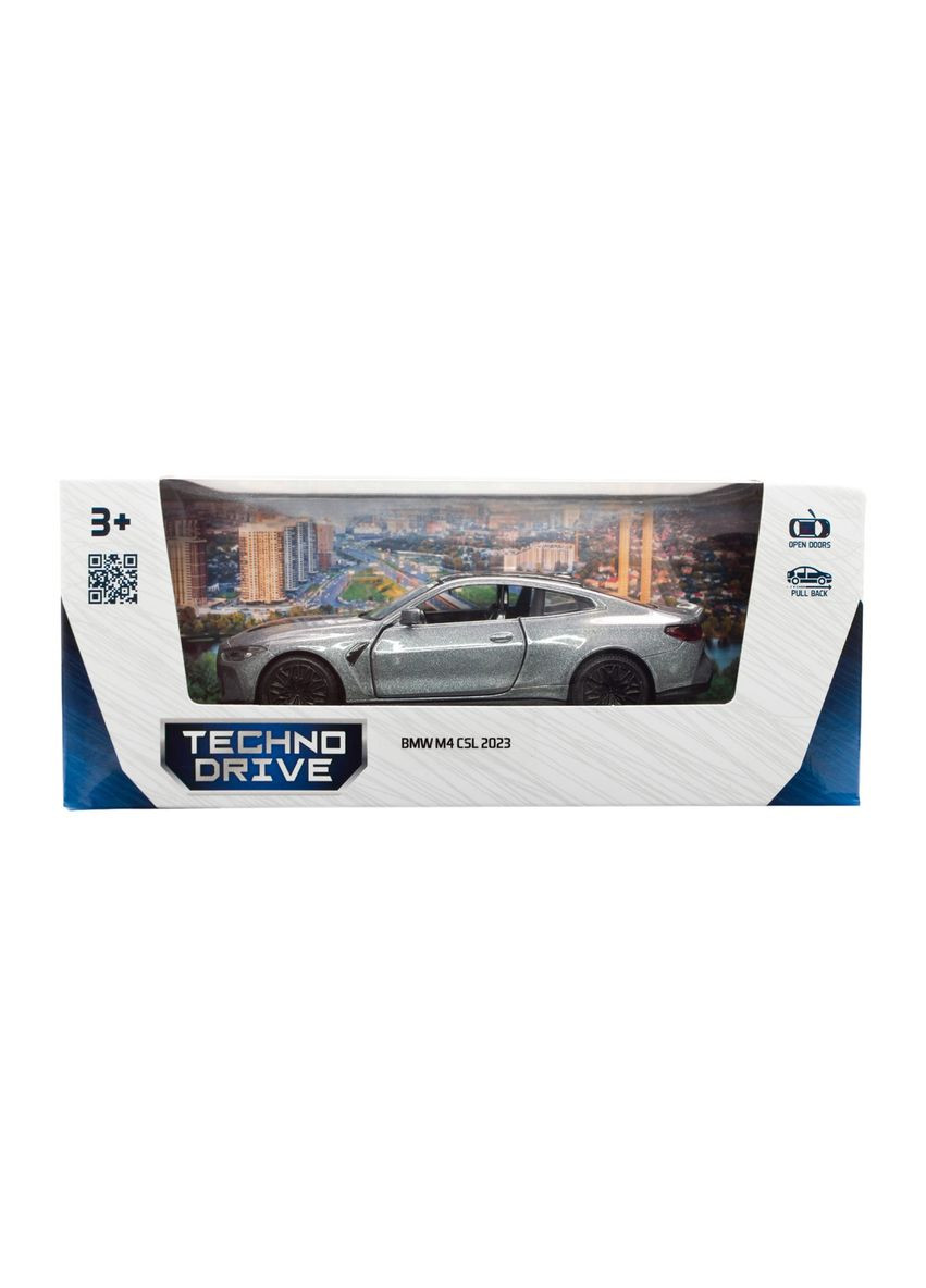 Автомодель — BMW M4 CSL 2023 (сірий) TechnoDrive (368771630)