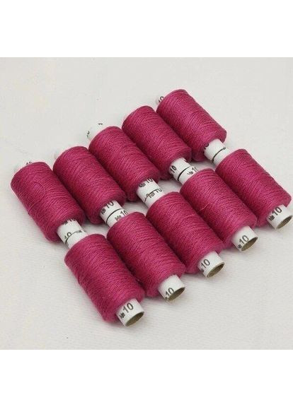 Джинсові нитки, висока міцність # 10, колір малини. 005 Plus-plus (352746555)