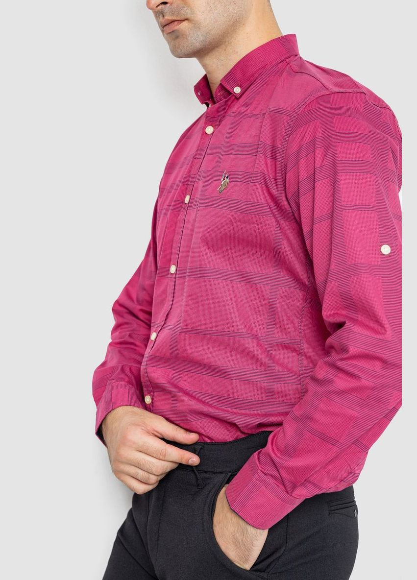 Бордовая рубашка Ager