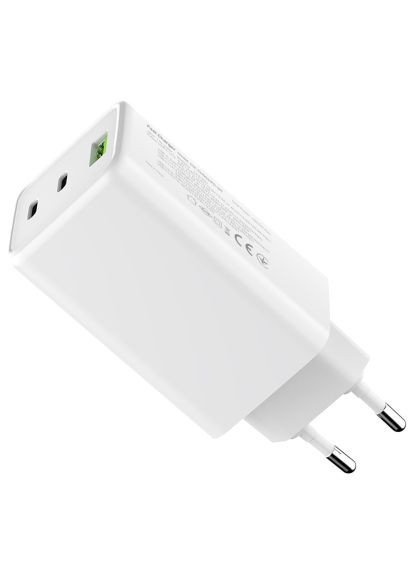 Зарядное устройство C101B GaN Mini 100W PD PPS 2xUSB-C+USB-A white (CW-CHS061PD-WT) Colorway C101B GaN Mini 100W PD PPS 2xUSB-C + USB-A white (369879822)