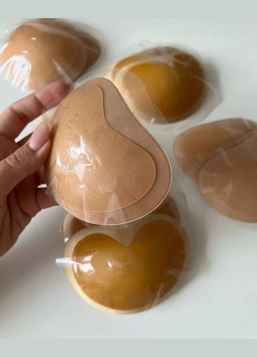 Вкладыши в бюстгальтер с пушап силиконовая основа форма Push up цвет черный No Brand (315638580)