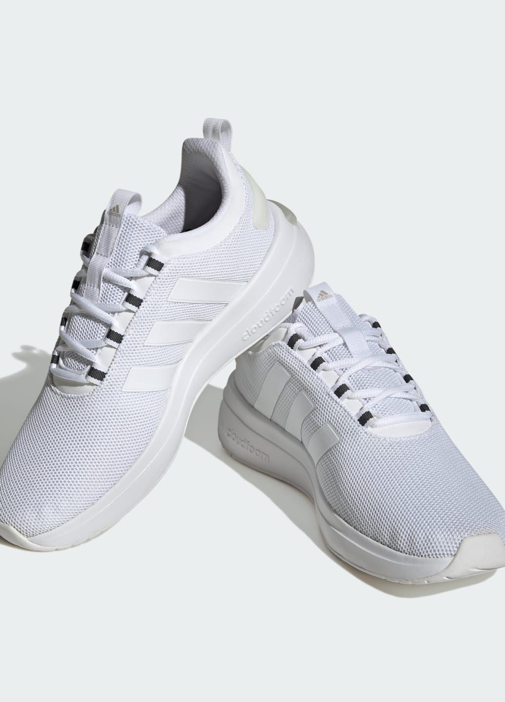 Белые всесезонные кроссовки racer tr23 adidas