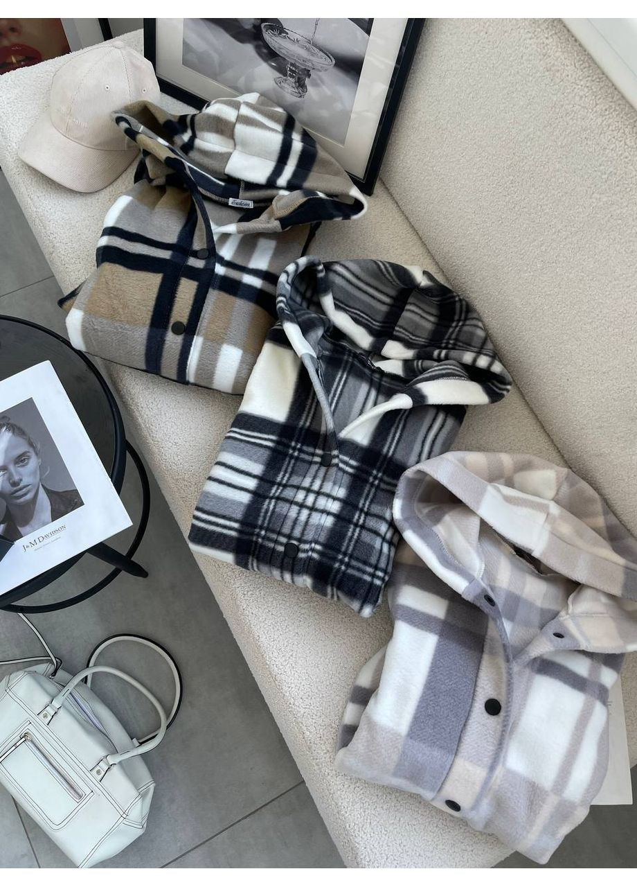 Коричневая рубашка No Brand