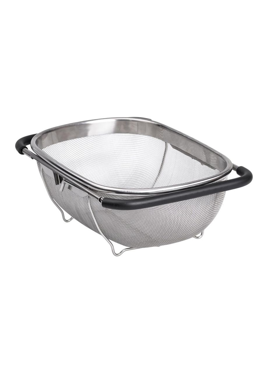 Дуршлаг сито на раковину из нержавеющей стали для мытья овощей и фруктов глубокий процеживатель ProDobro (364193420)