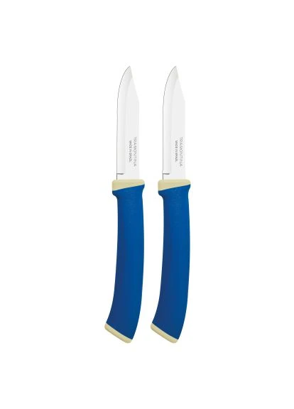 Набір ножів Felice Blue Vegetable 76 мм 2 шт (23490/213) Tramontina Felice Blue Vegetable 76 мм 2 шт комбінований,