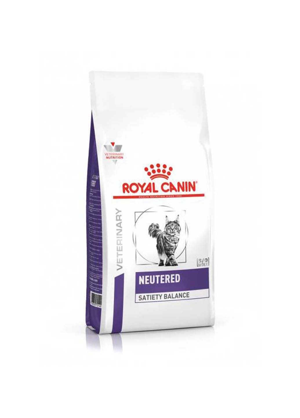 Дієта Neutered Satiety Balance для котів з моменту стерилізації до 7 років 1.5 кг Royal Canin (286472587)
