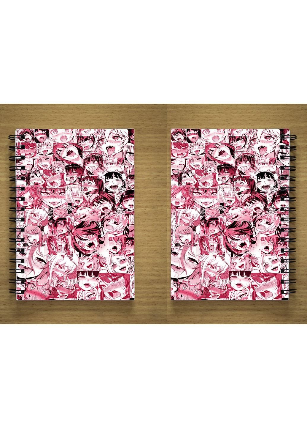 Блокнот Sketchbook Скетчбук з принтом Ahegao | Ахегао | Anime Girl| Аніме #03 Kika (362692790)