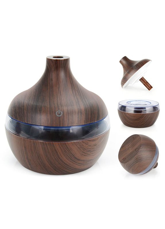 Увлажнитель воздуха ультразвуковой, аромадиффузор Air Humidifier KPY-25S Темное дерево No Brand (340111868)