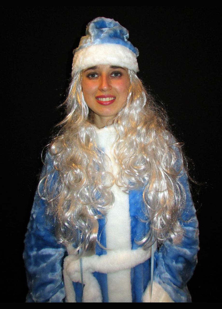 Парик белый женский 70 см 210 г - ЖЕМЧУЖНО-БЕЛАЯ No Brand (370135504)