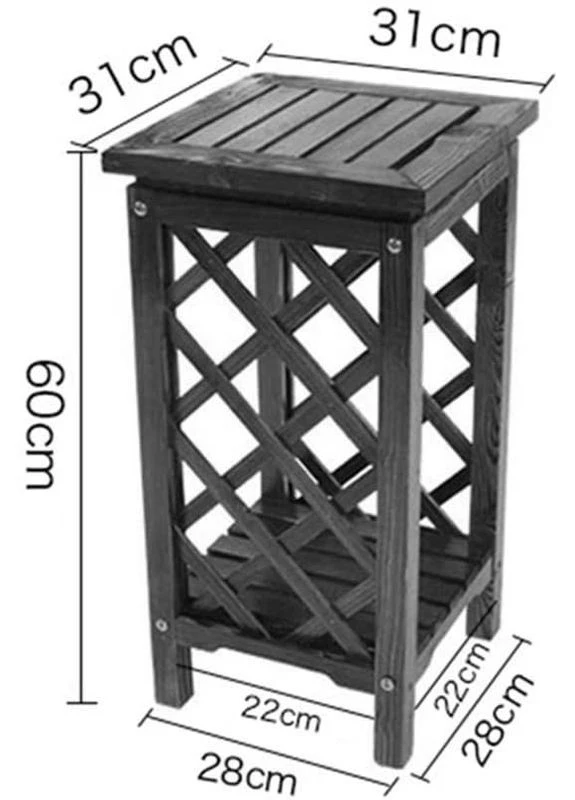 Подставка для цветов из дерева Форнело 60 венге (ЦСТ-614712) No Brand (328225160)