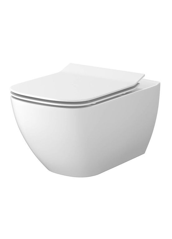 CET В245 VIRGO CLEAN ON подвесной с крышкой дюропласт лифт PL Cersanit (299995200)