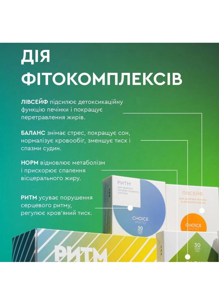 Ритм сердца – оздоровительная программа для улучшения работы сердца Чойс 12 коробок CHOICE (361115399)