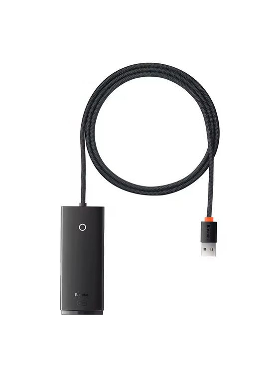 USB-Хаб Lite Series 4 in 1 (USB-A to USB 3.0*4) 1m Black Baseus (341325821)