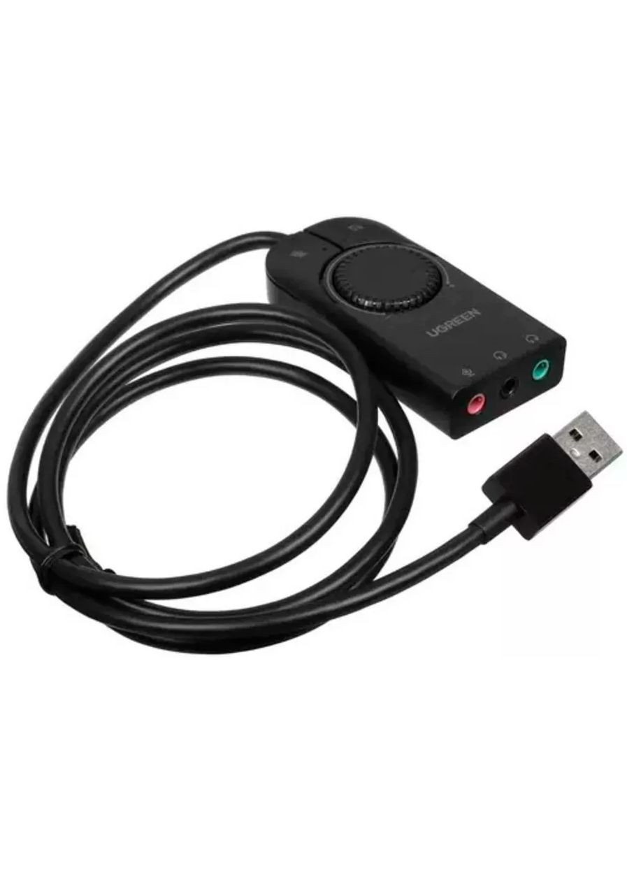 Звуковая карта внешняя USB — CM129 USB External Stereo Sound Adapter кабель 1 метр (50599) Ugreen (305568809)