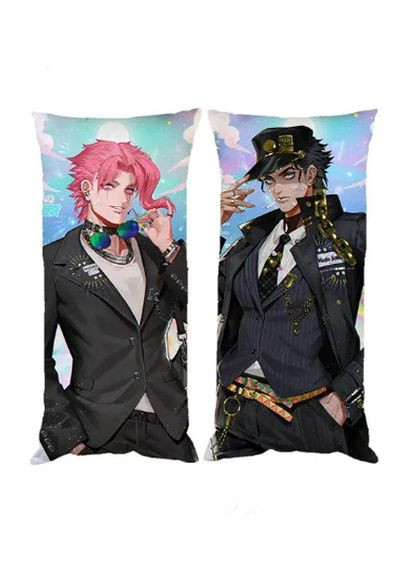 Подушка аниме ДжоДжо JoJo's Bizarre Adventure двухсторонняя 30х50 см (pp0033) No Brand (326996883)
