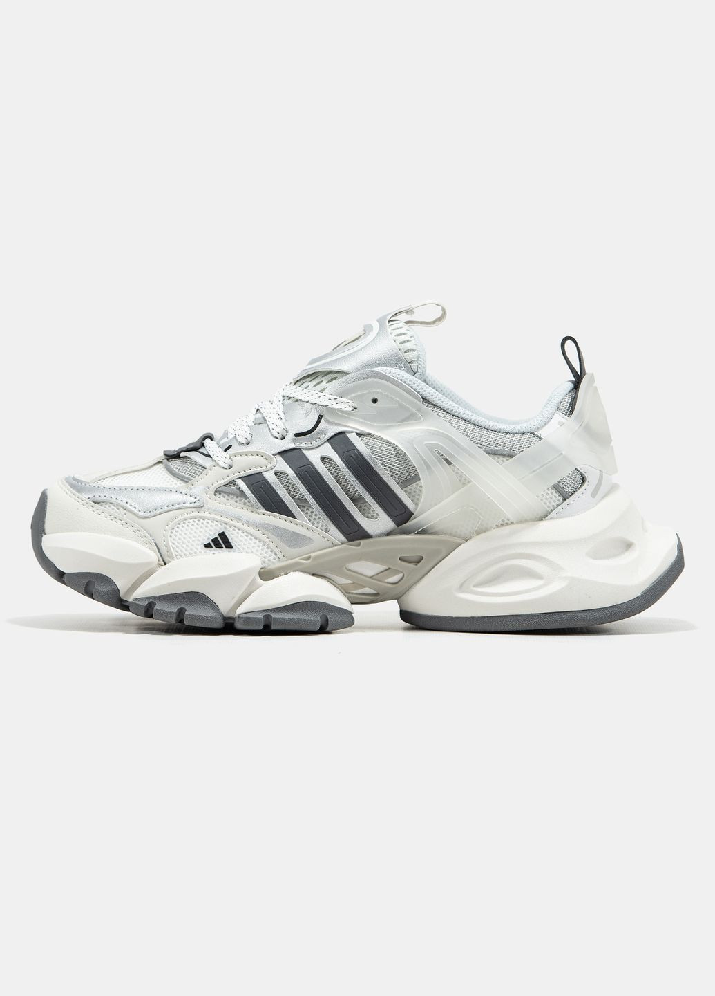 Кроссовки женские Adidas Vento XLG White Grey | Адидас Венто Делюкс белые No Brand белые демисезоны (344464593)