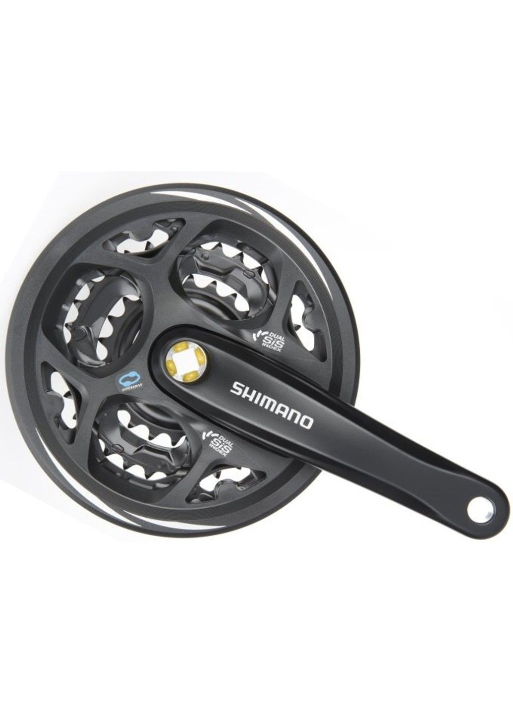 Шатуны FC-M311, 170мм, 42X32X22 защита звезд, черный Shimano (315140858)