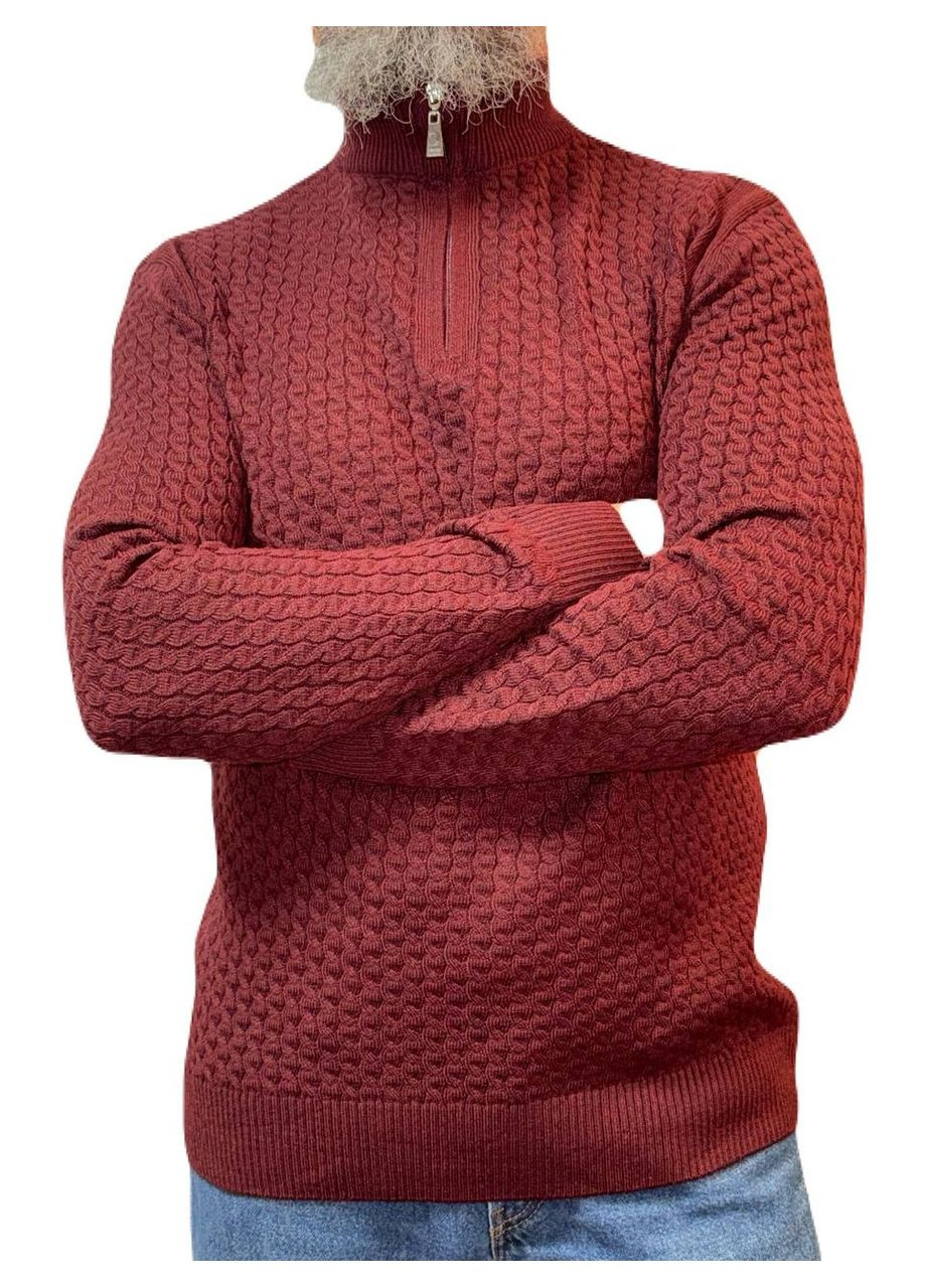 Бордовий демісезонний светр Berta Lucci