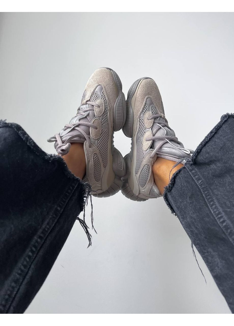 КРОСІВКИ ЖІНОЧІ ADIDAS YEEZY BOOST 500 ASH GREY АДІДАС ІЗІ БУСТ No Brand сірі демісезони (367174593)