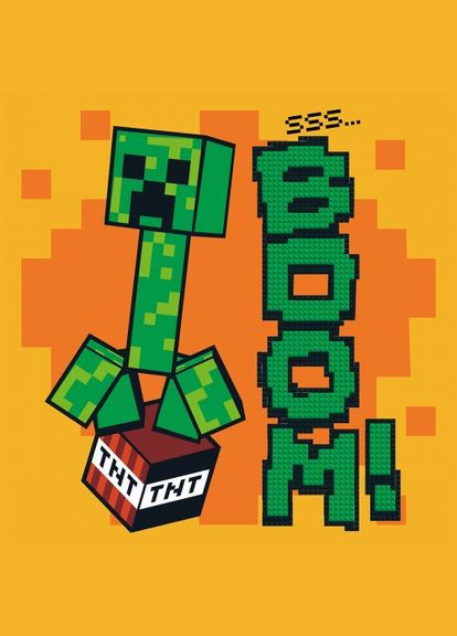 Картина по номерам с алмазной мозаикой Майнкрафт Крипер БУУМ 954932 25х25 см Santi (364755772)