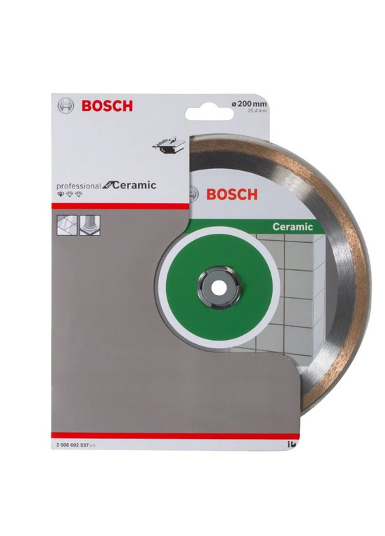 Алмазный диск PF Ceramic (200х25.4 мм) круг отрезной по керамике (21686) Bosch (267819163)