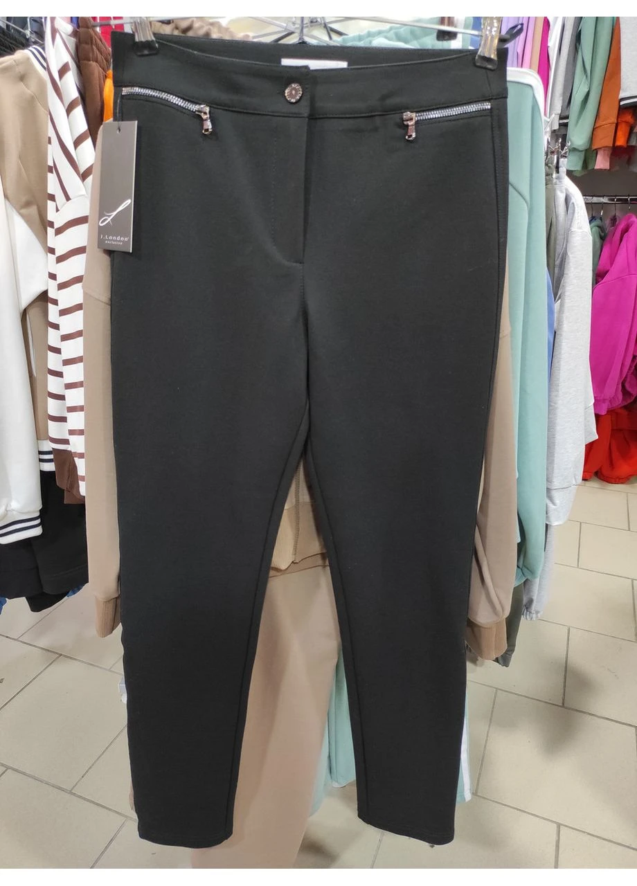 Брюки женские скинни классика зауженные 50 черные No Brand (354331897)