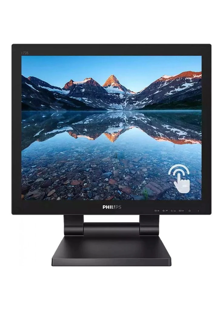 TFT 17" 172B9TL, сенсорный (10 д.), 5:4, 1280 x 1024, VGA, DVI-D, HDMI, DP, USB-Hub, HAS, Philips (398120868)