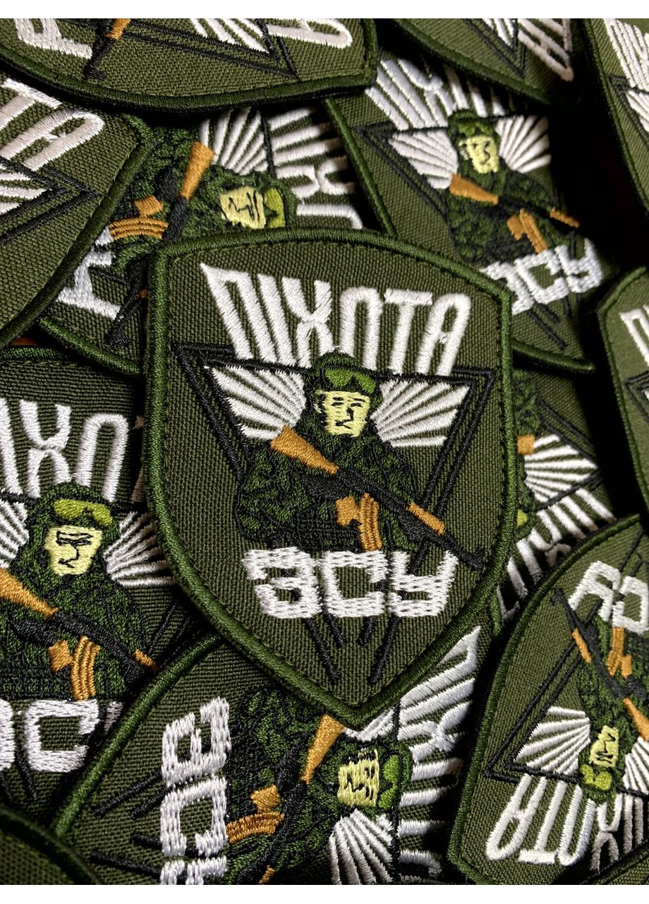 Шеврон Піхота ЗСУ (Форма щит. На липучці) Розмір 8.5x7см No Brand (369924719)